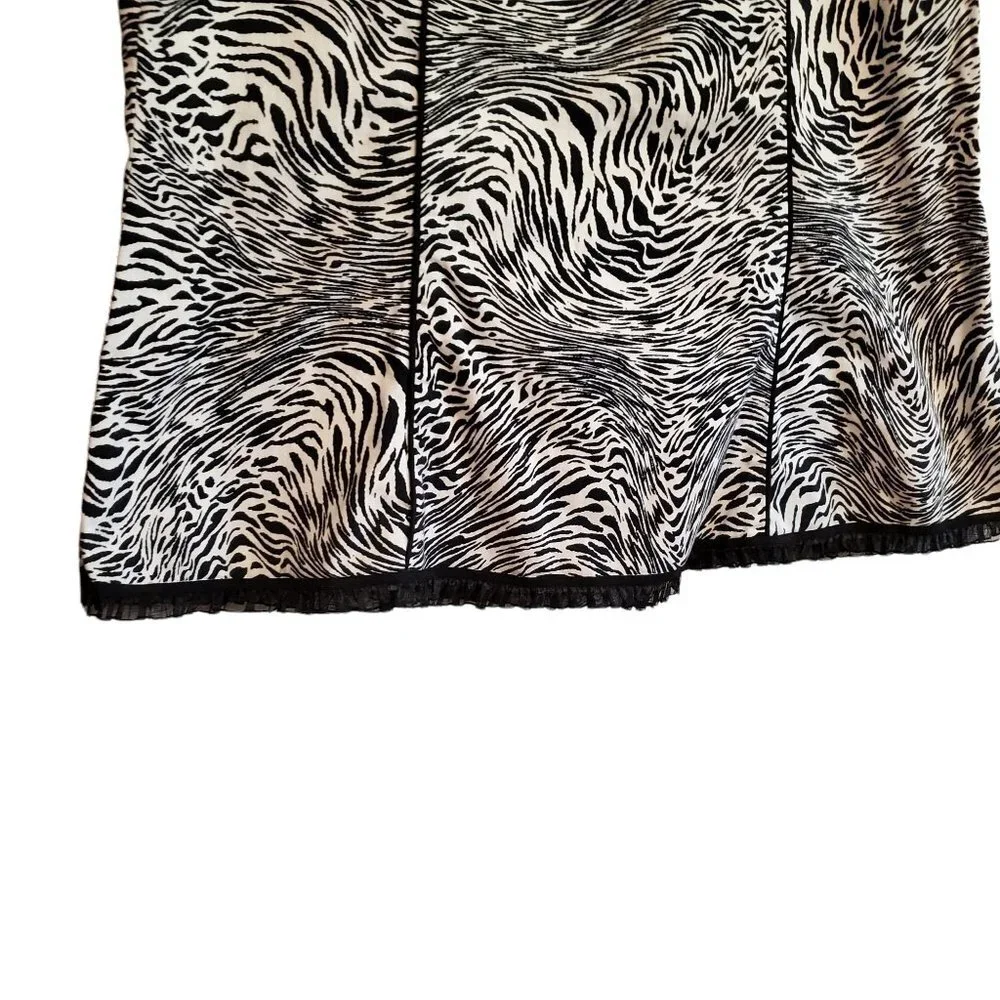 M.D.L. New York Skirt Zebra Print